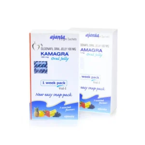 Kamagra Oral Jelly 100 mg en España con Sildenafil 100 mg formato gel