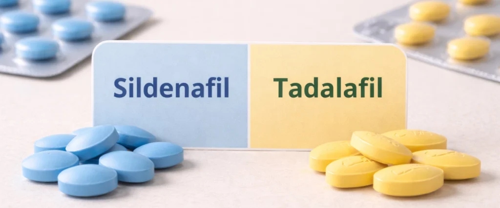comparacion entre sildenafil y tadalafil para disfuncion erectil