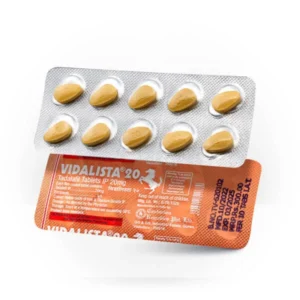 Vidalista 20 mg en España Tadalafilo 20 mg caja de 10 comprimidos