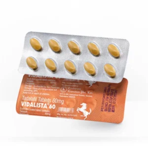 Vidalista 60 mg en España con Tadalafilo 60 mg caja de 10 comprimidos