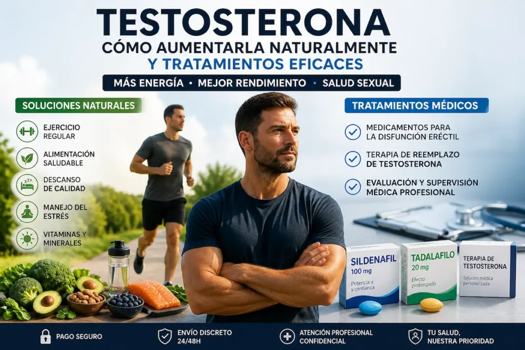 Testosterona baja en hombres: síntomas y soluciones